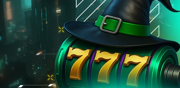JeetCity Slot mit 777-Symbol und leuchtenden Walzen
